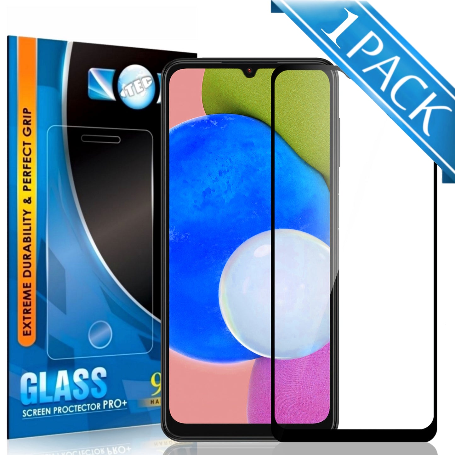 1 Pack - iTEC 9D Full Cover Tempered Glass for All Samsung Models