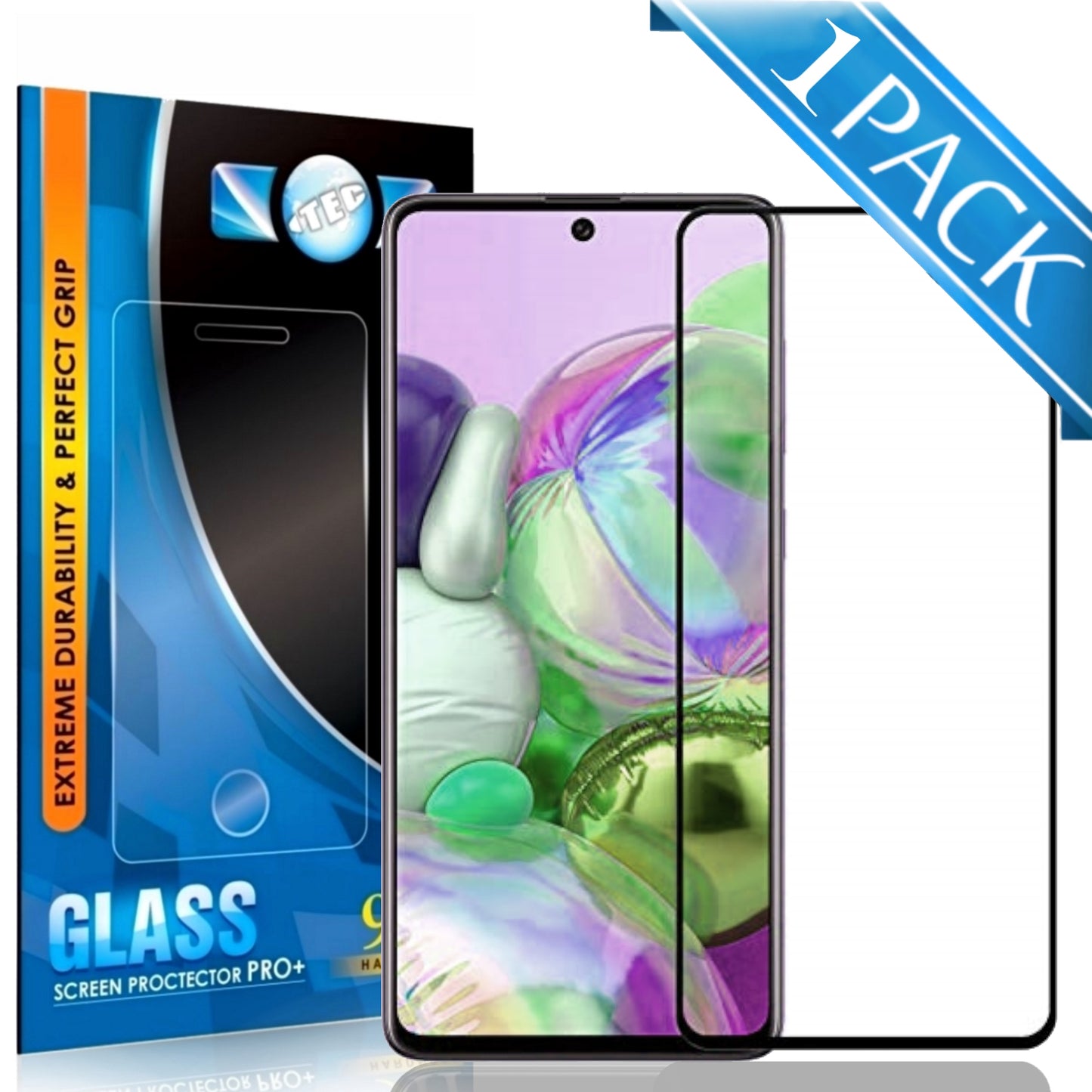 1 Pack - iTEC 9D Full Cover Tempered Glass for All Samsung Models