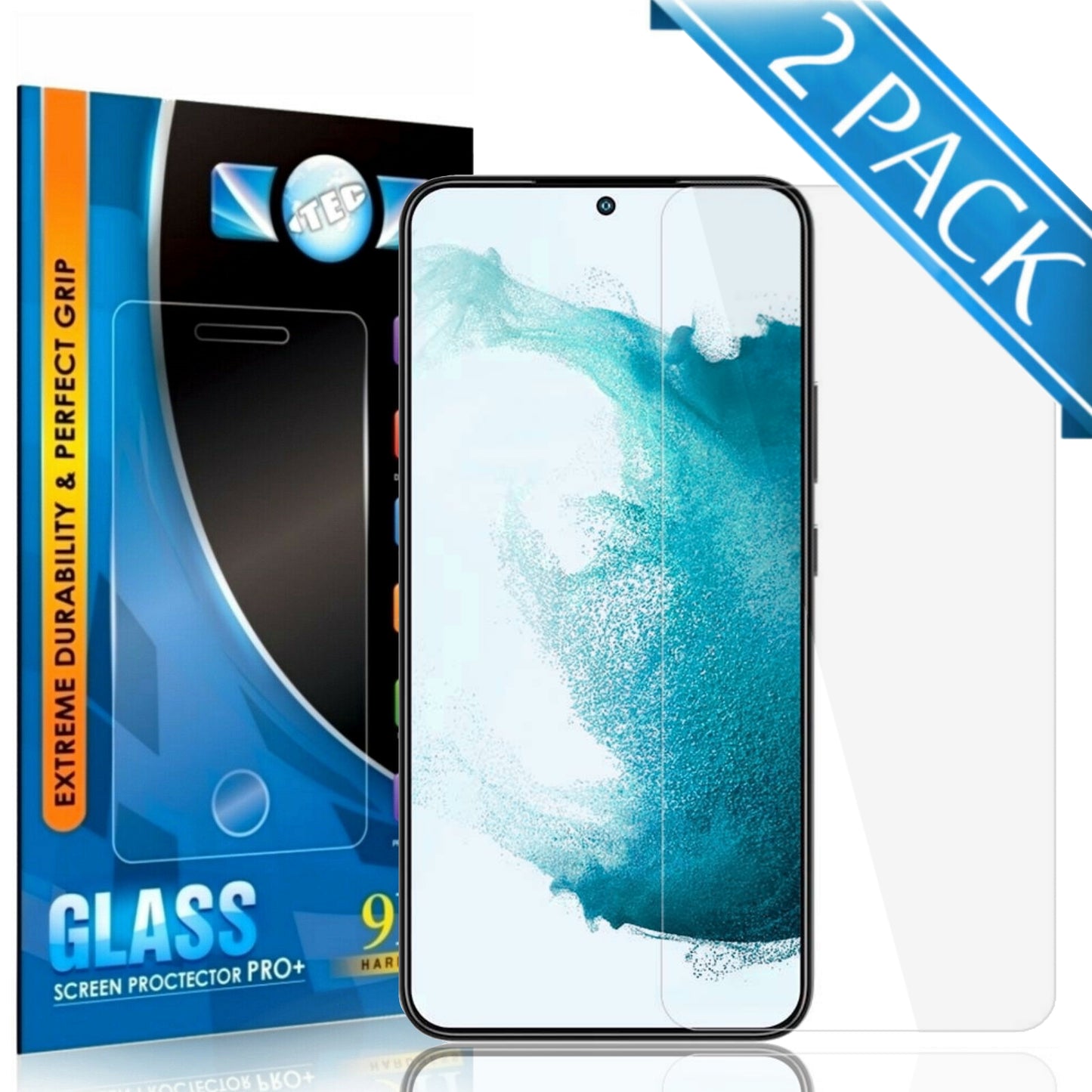 2 Pack - iTEC 2.5D Tempered Glass for All Samsung Models