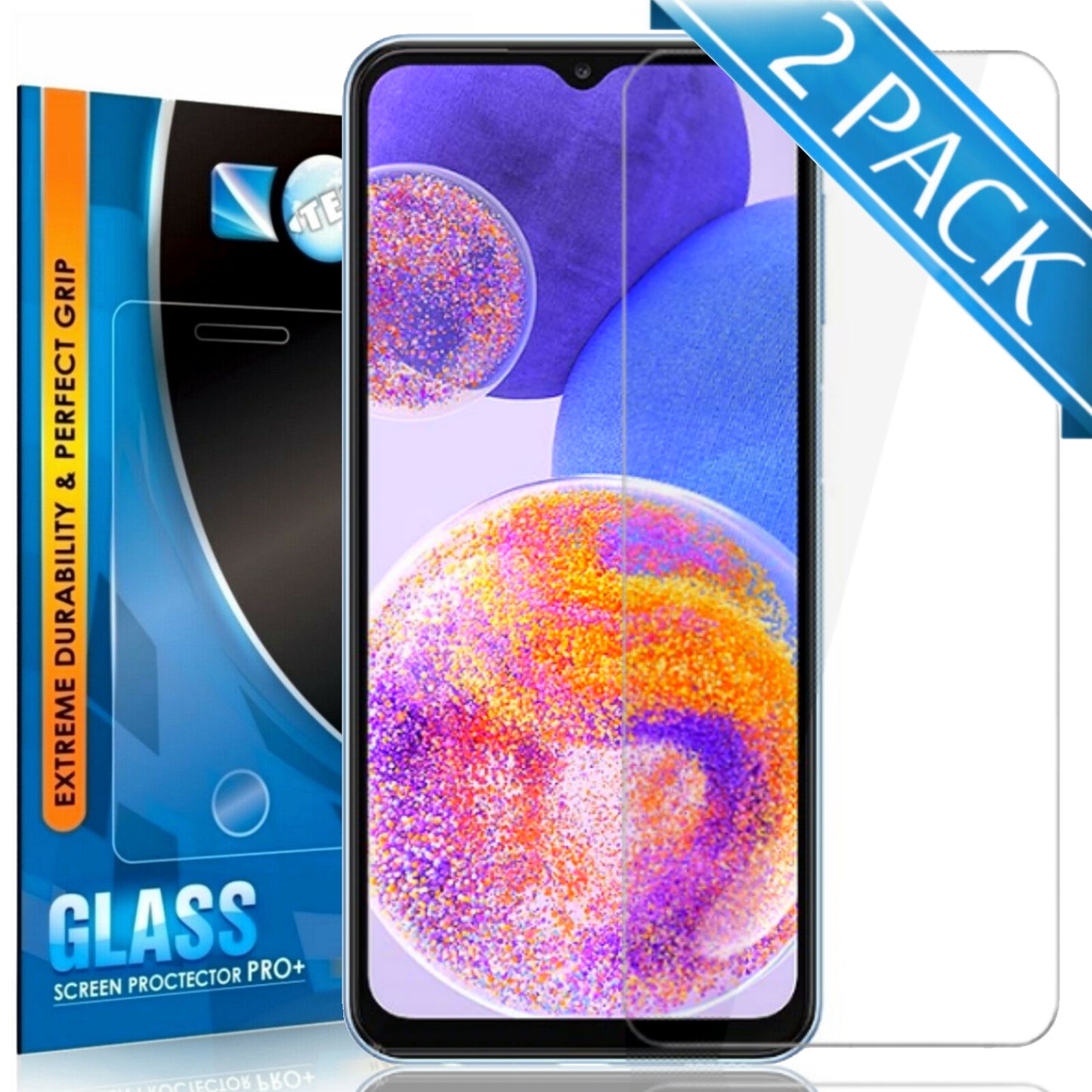 2 Pack - iTEC 2.5D Tempered Glass for All Samsung Models