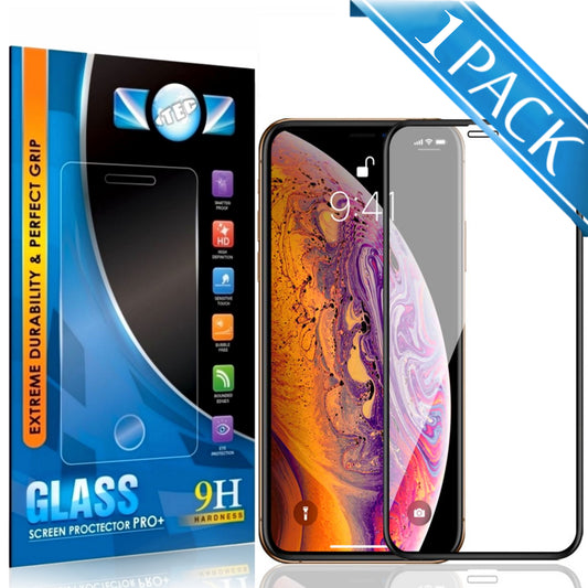 1 Pack - iTEC 9D Full Cover Tempered Glass for All iPhone Models